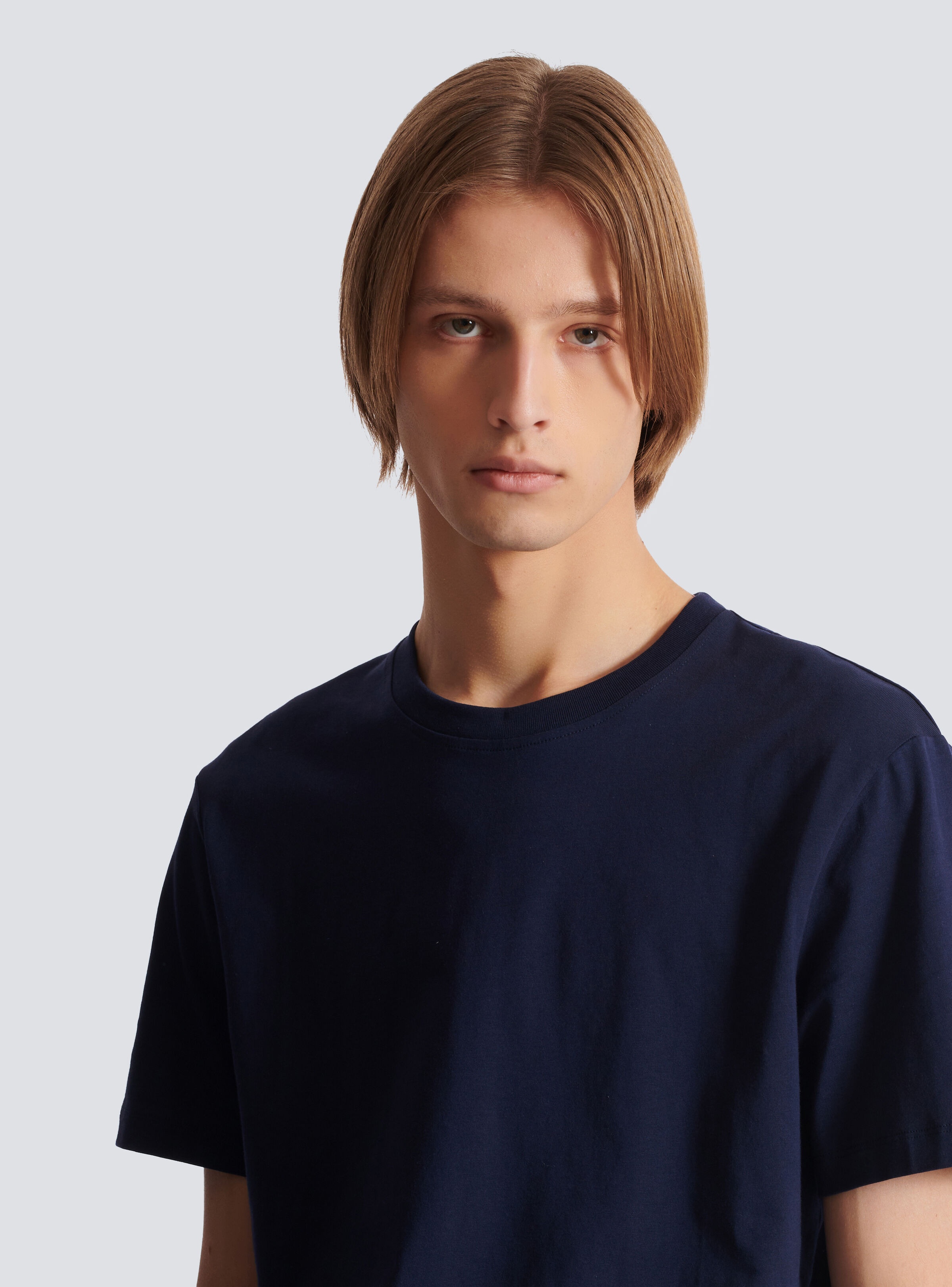 Small Balmain Stamp printed T-shirt - 7