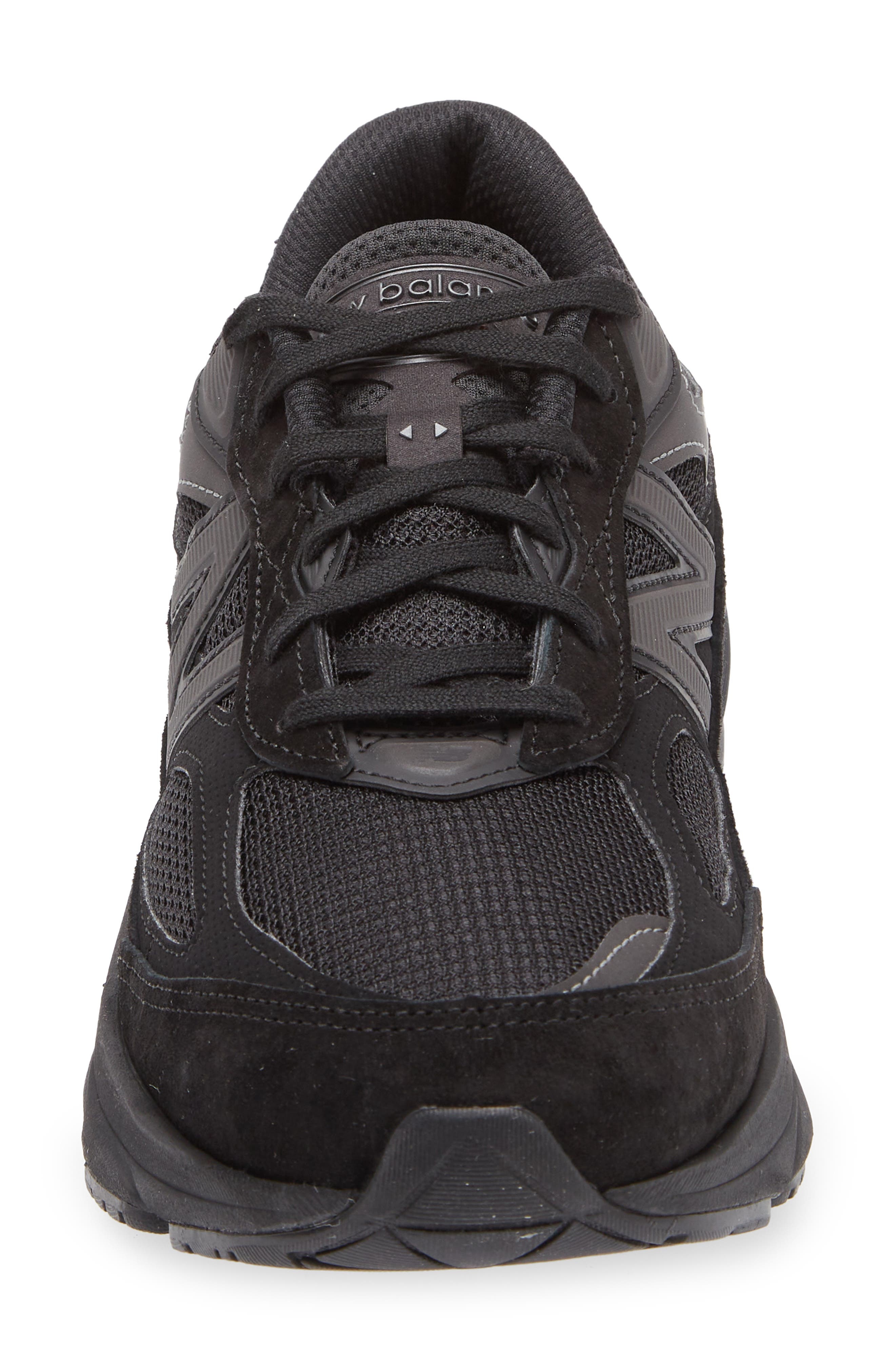 New Balance Gender Inclusive Made in USA 990 v6 Sneaker in Black/Black at Nordstrom - 4