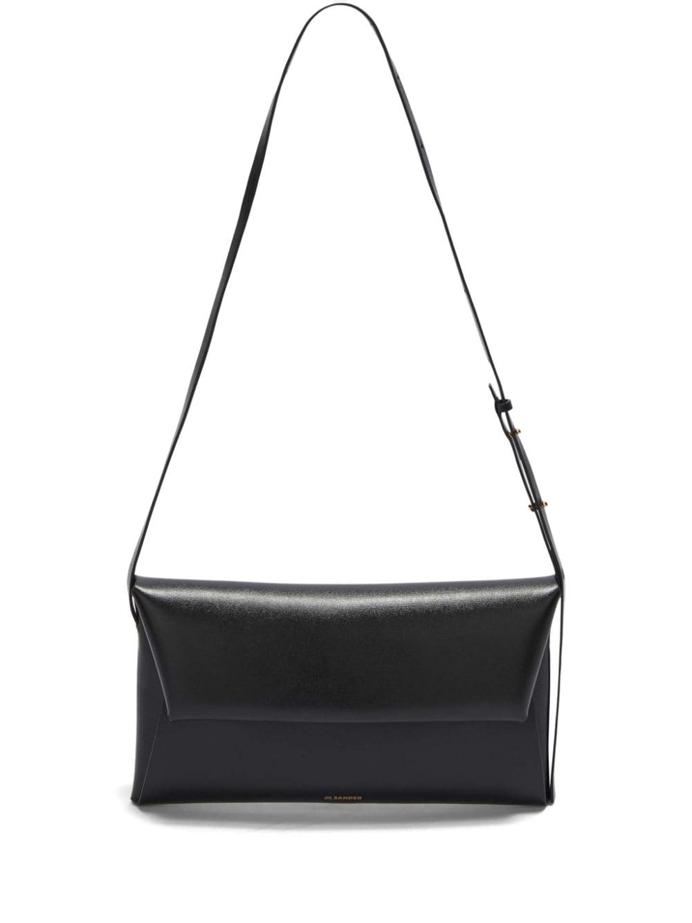 small Folded leather shoulder bag - 1