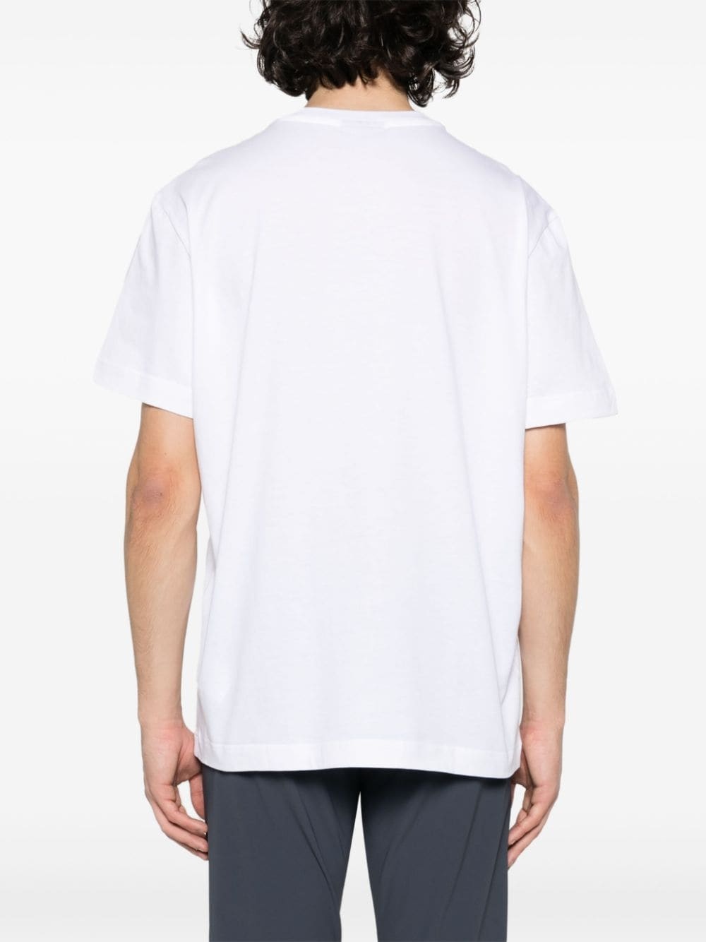 embroidered-logo cotton T-shirt - 8