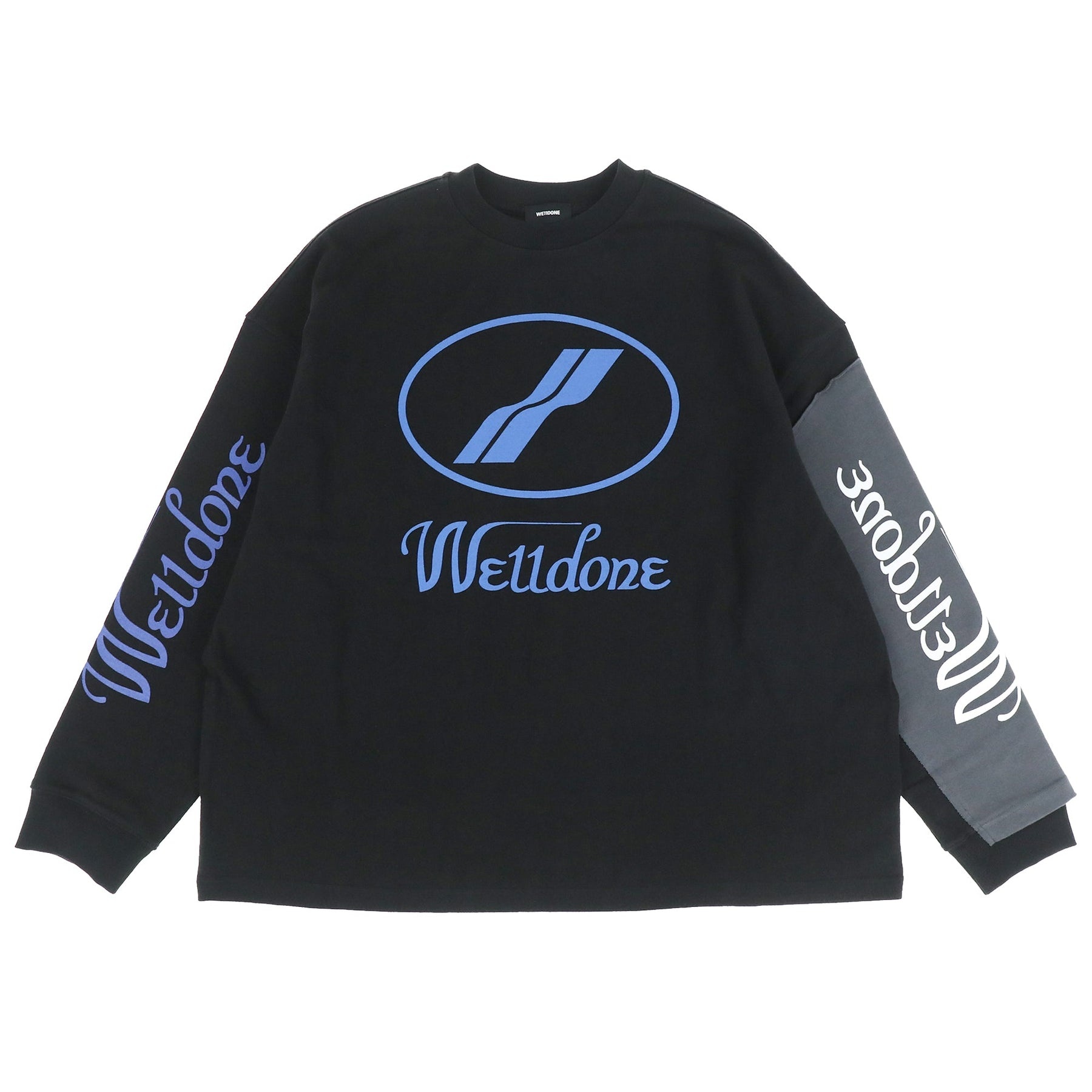 REMAKE LOGO LONG SLEEVE T-SHIRT / BLK - 1