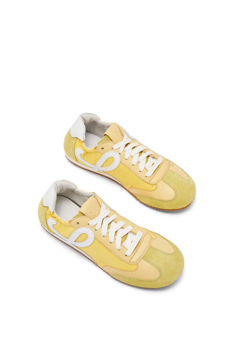 Ballet runner in calfskin and nylon 3