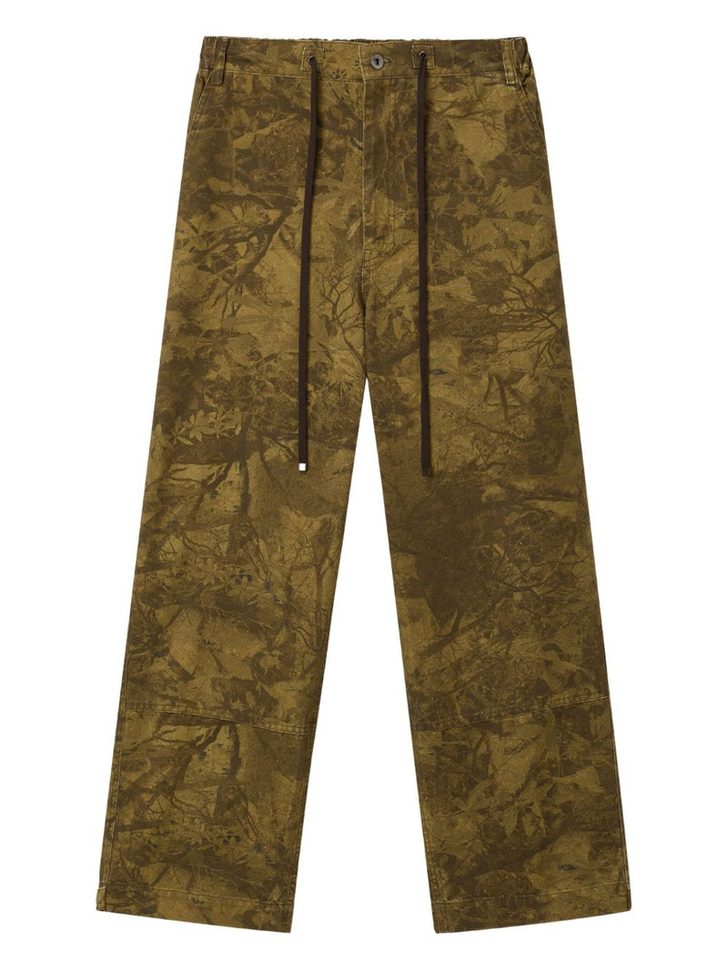 drawstring camouflage trousers 1