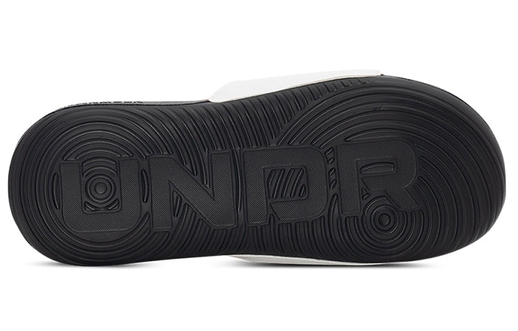 (WMNS) Under Armour Ansa Graphic Slipper Black/White 3024436-005 - 4