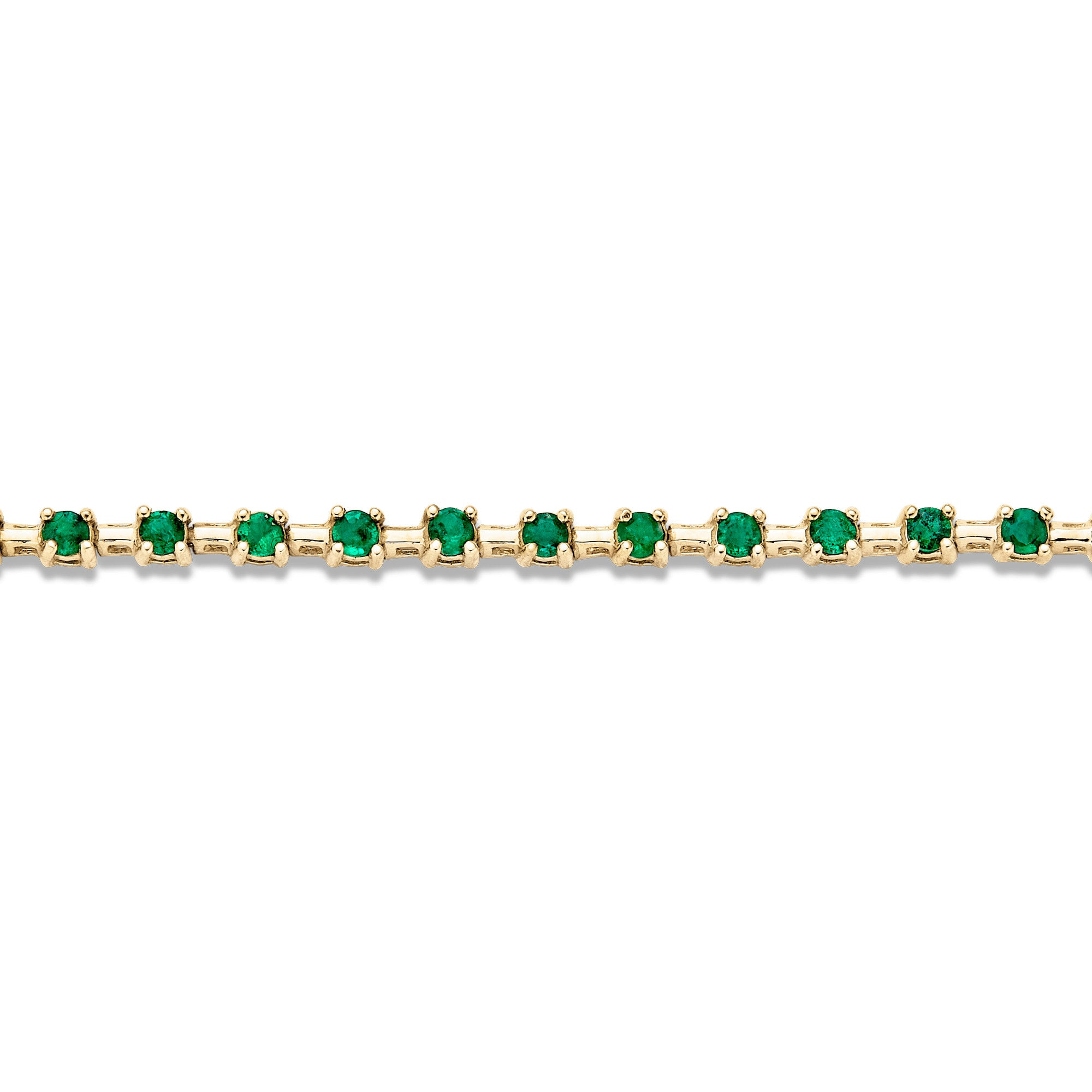 Emerald Ace Tennis Bracelet - 3