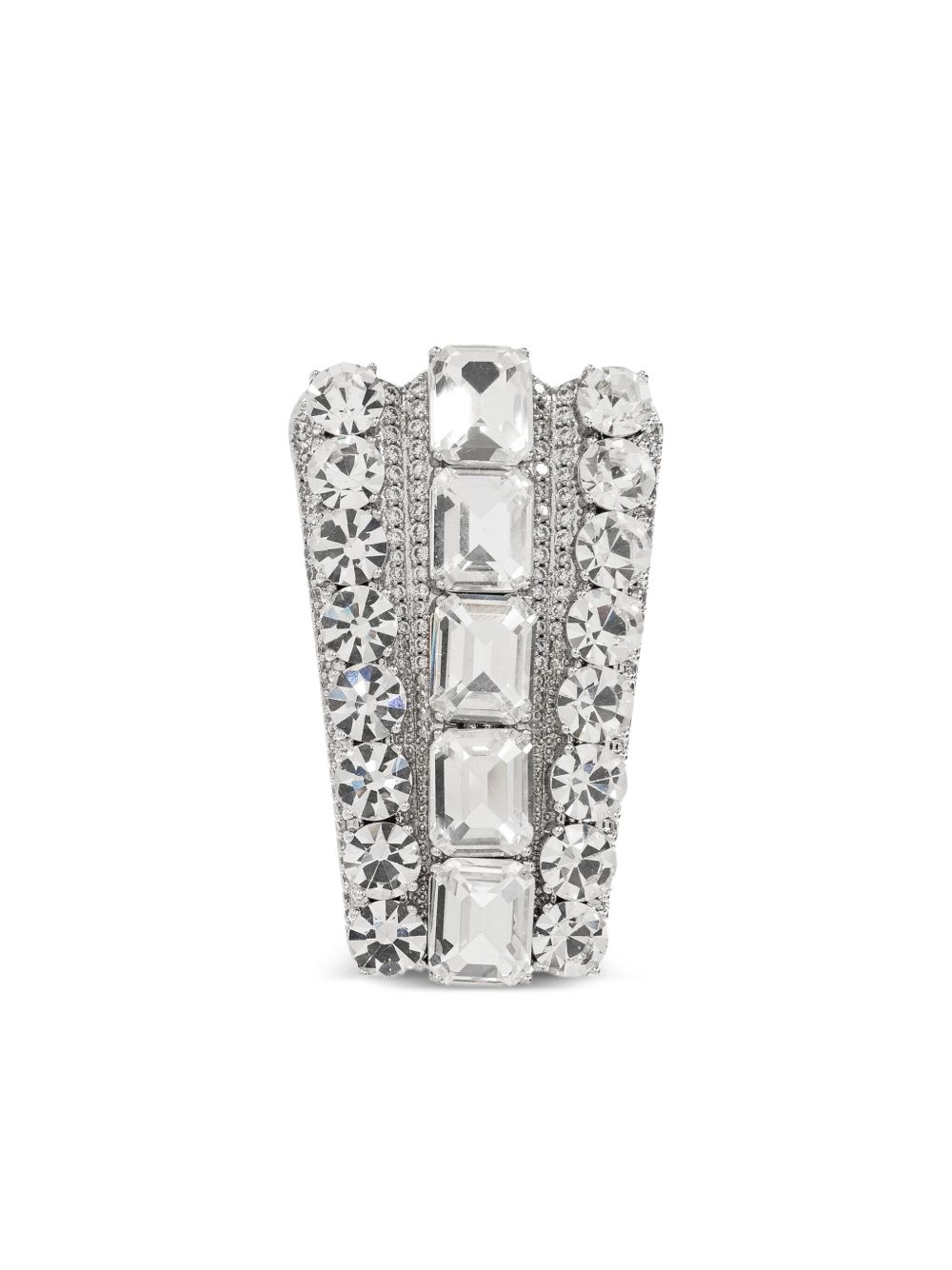 crystal-embellished earrings - 4