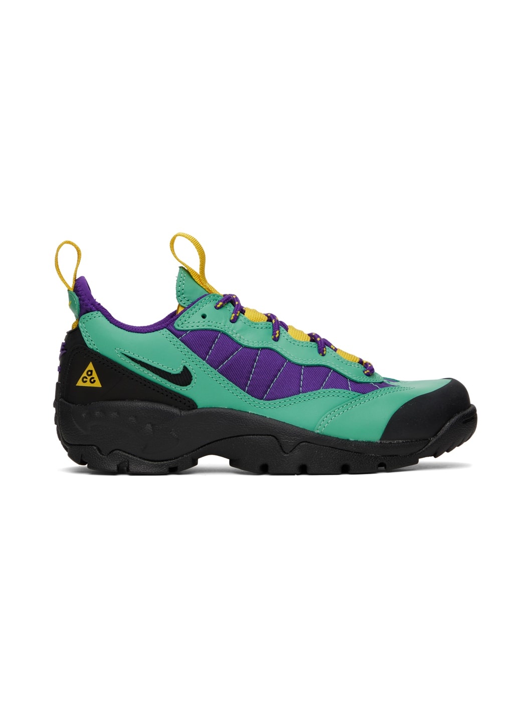 Green & Purple Air Mada Sneakers - 1