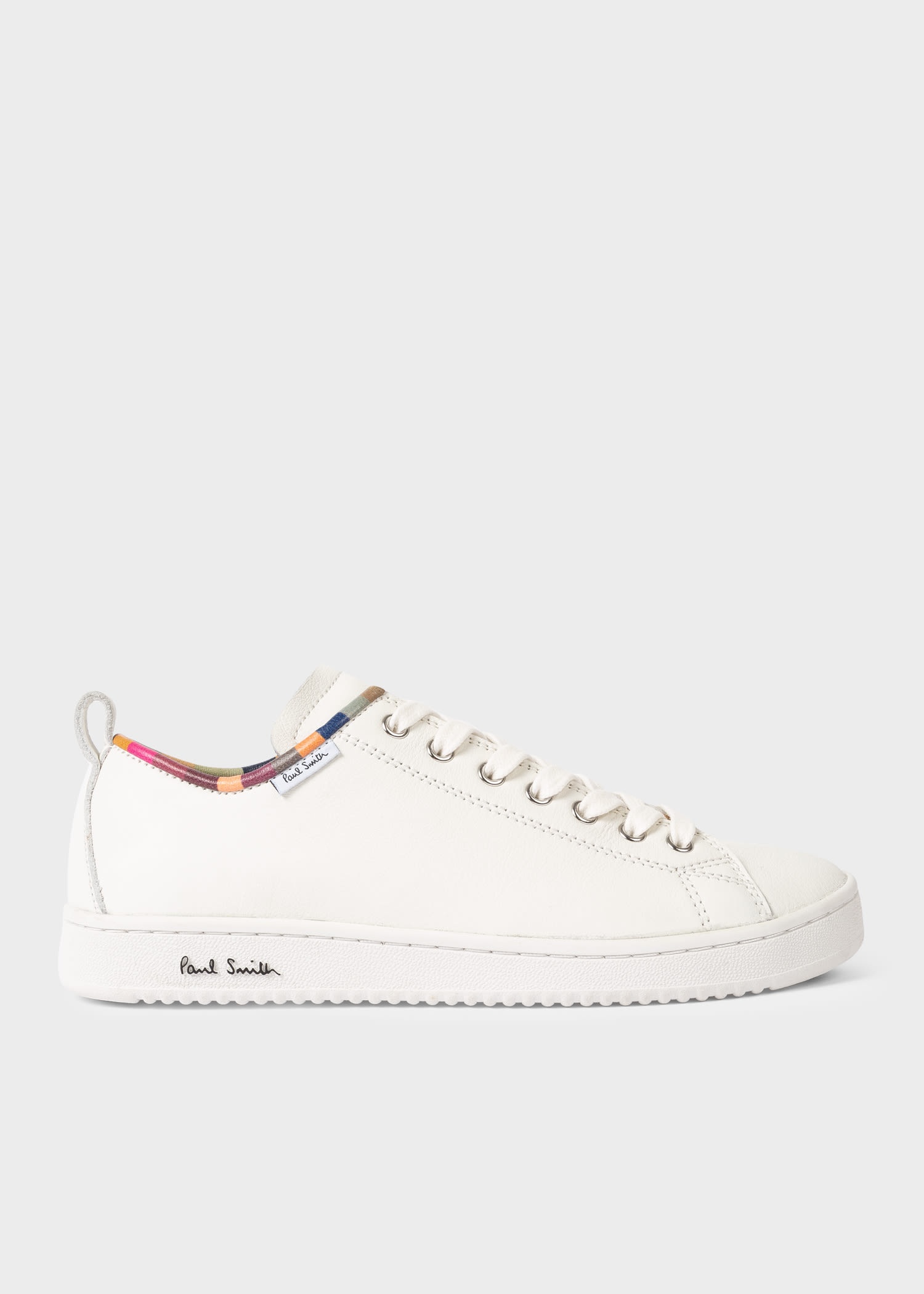 Leather 'Miyata' Sneakers with 'Swirl' Trim - 1