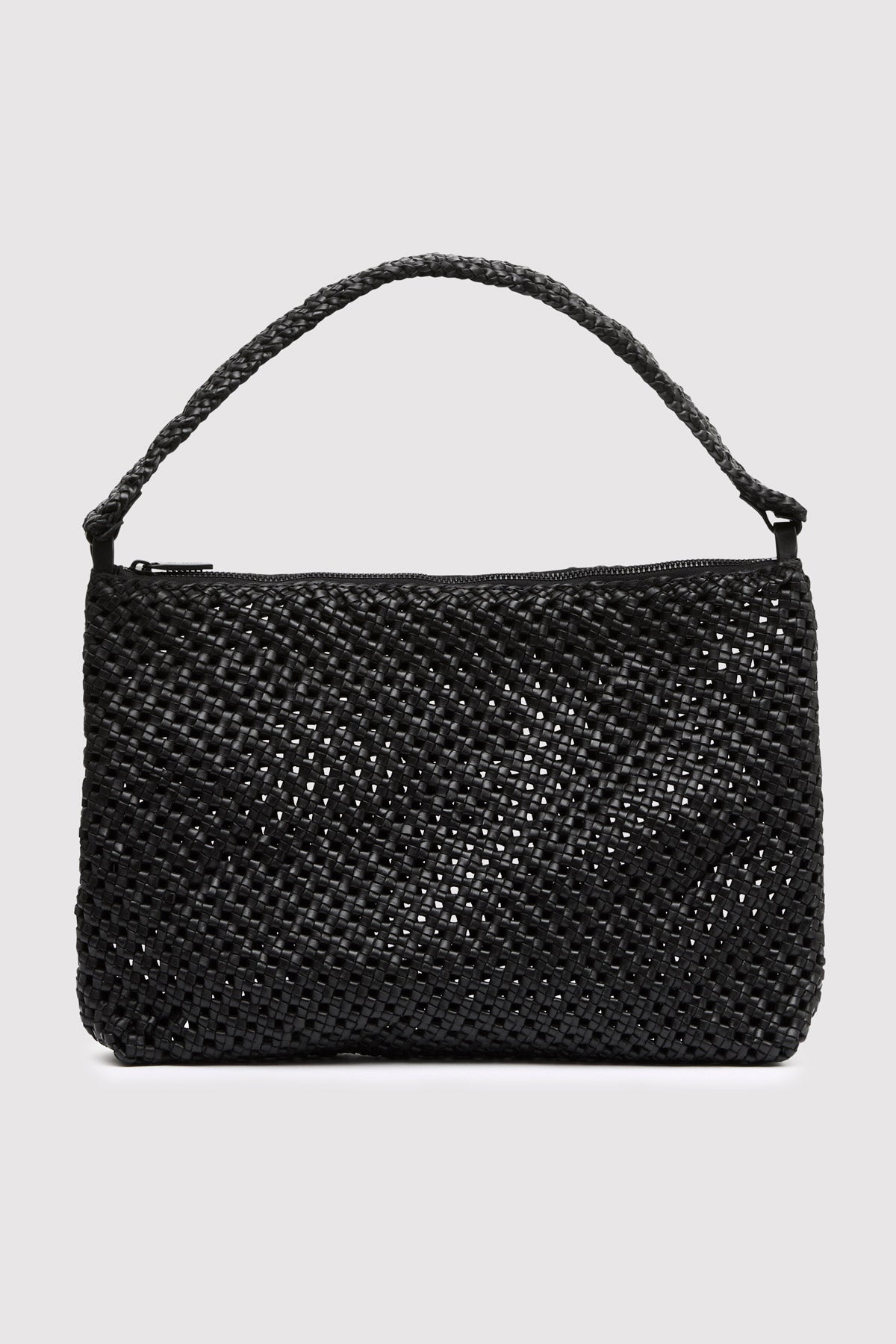 Macrame Shoulder Bag - Black - 5