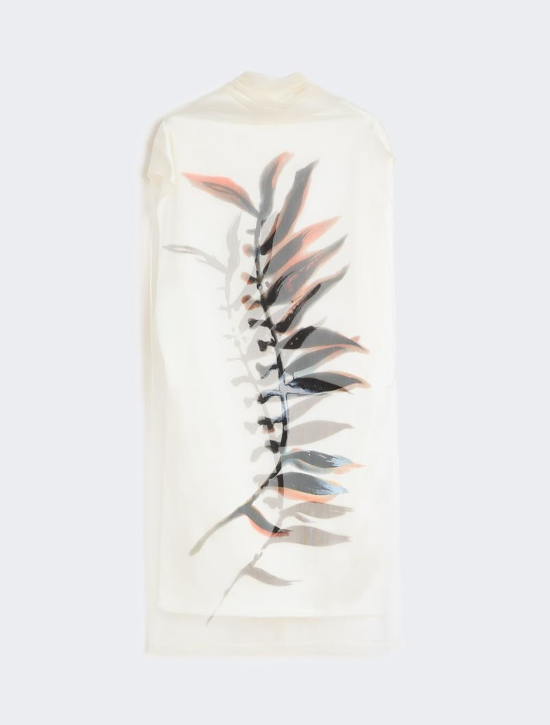 Short, stretch jersey dress - white 1