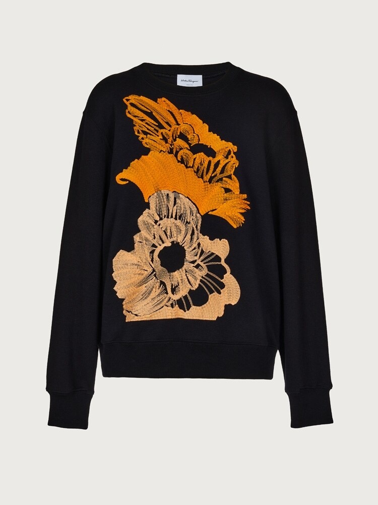 POPPY PRINT SWEATER - 1