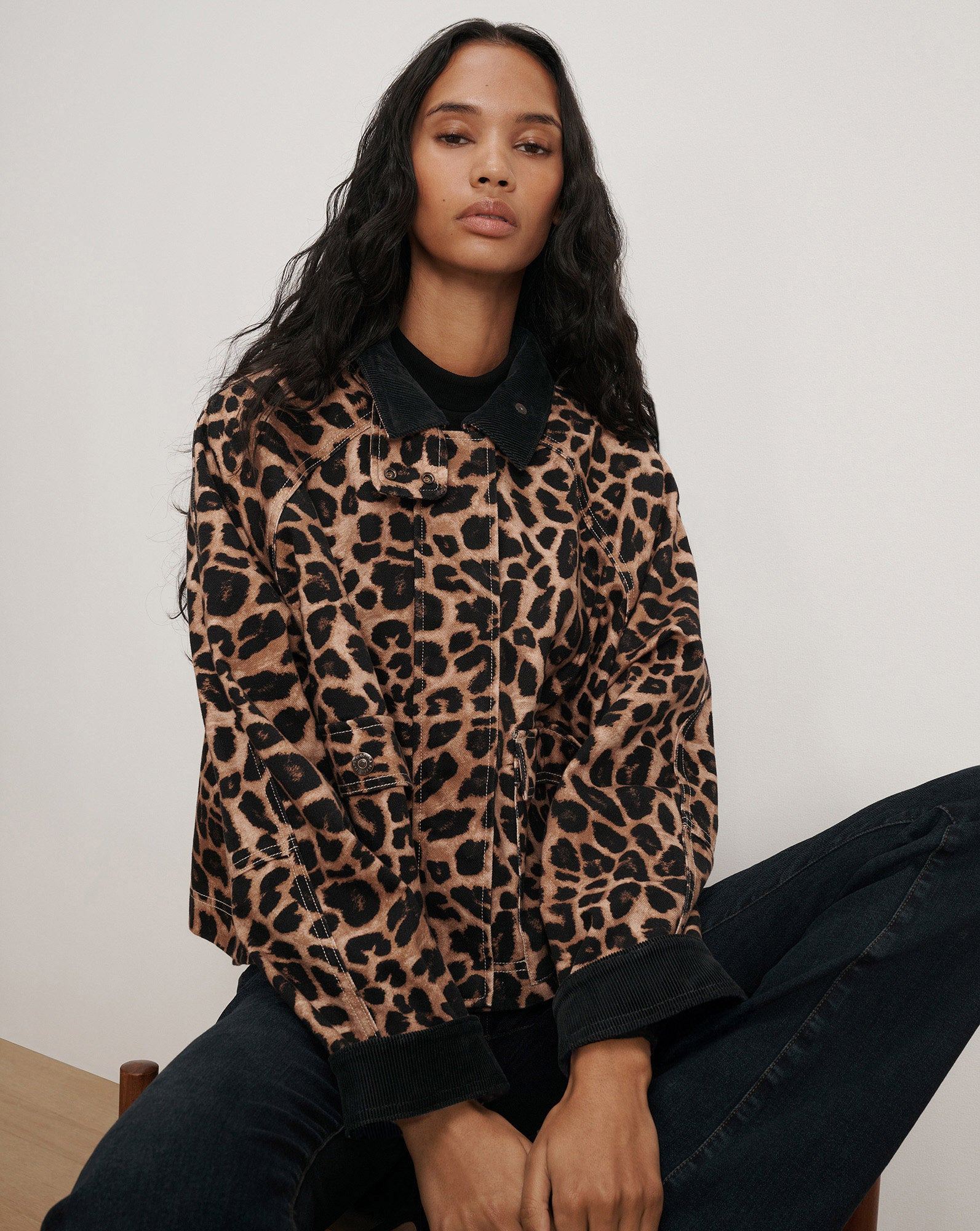 ARLO LEOPARD CHORE JACKET - 2