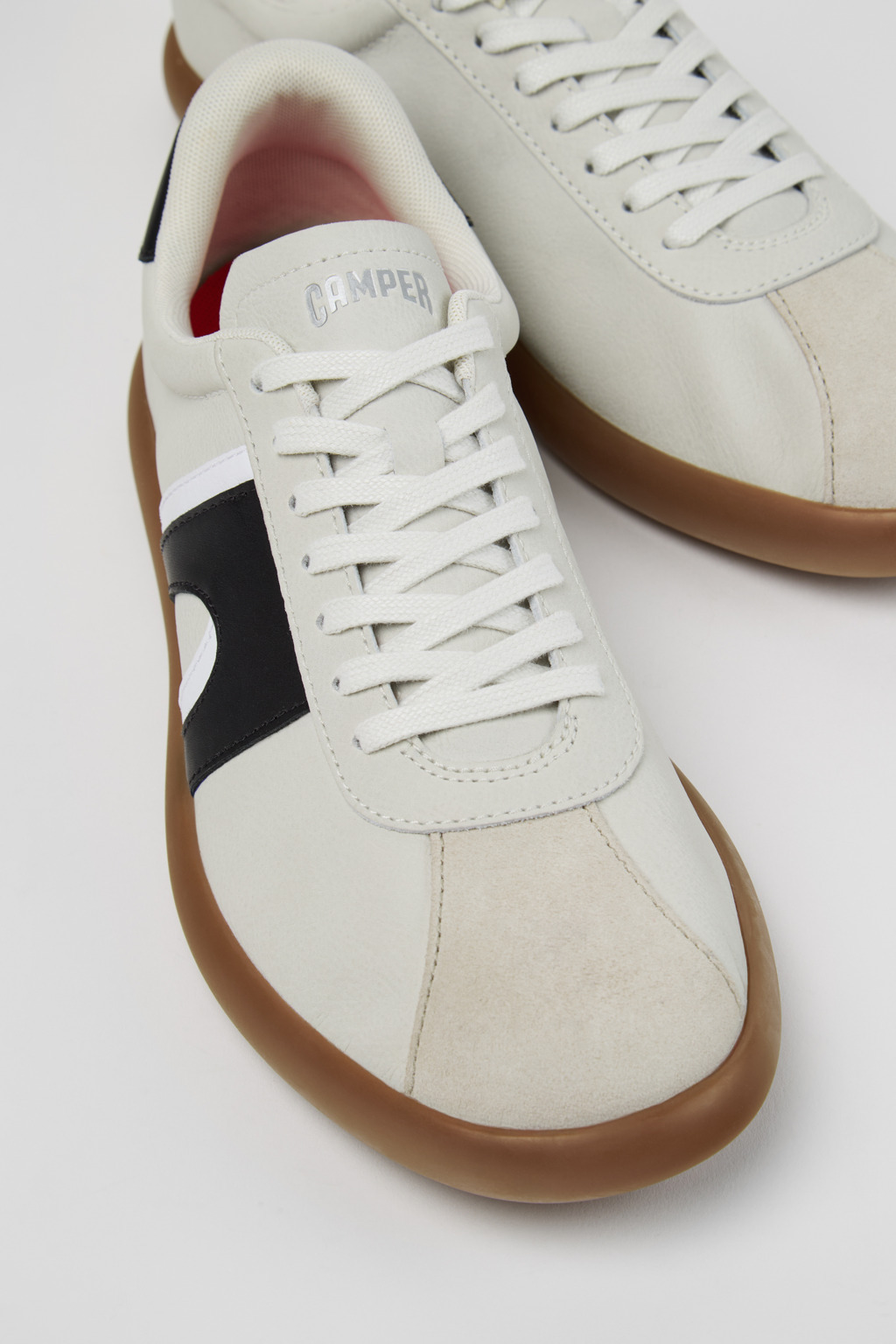 Multicolor Leather and Nubuck Sneakers for Men. - 2