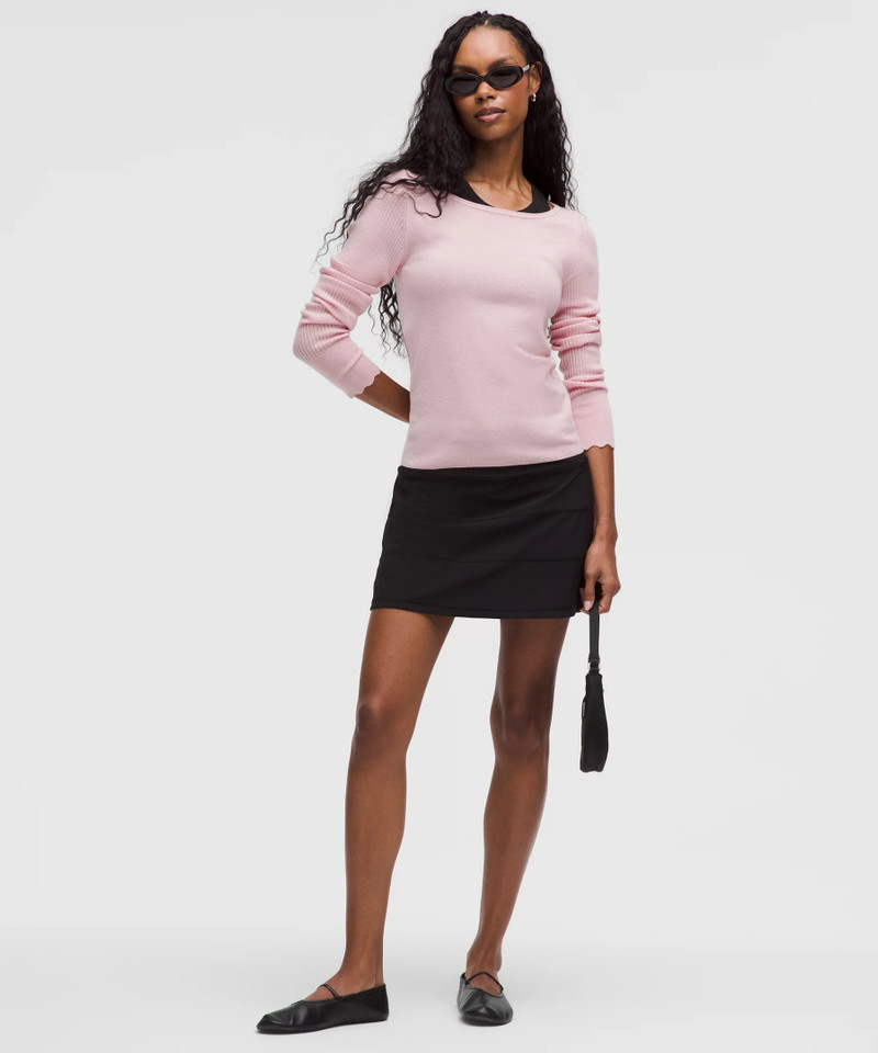 lululemon Cashmere Scalloped Cuff Crewneck outlook