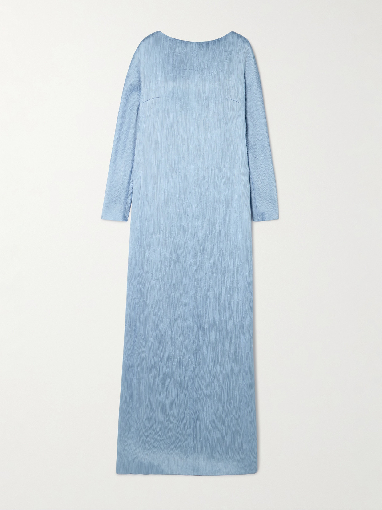 Uriela Plissé-satin Maxi Dress - 1