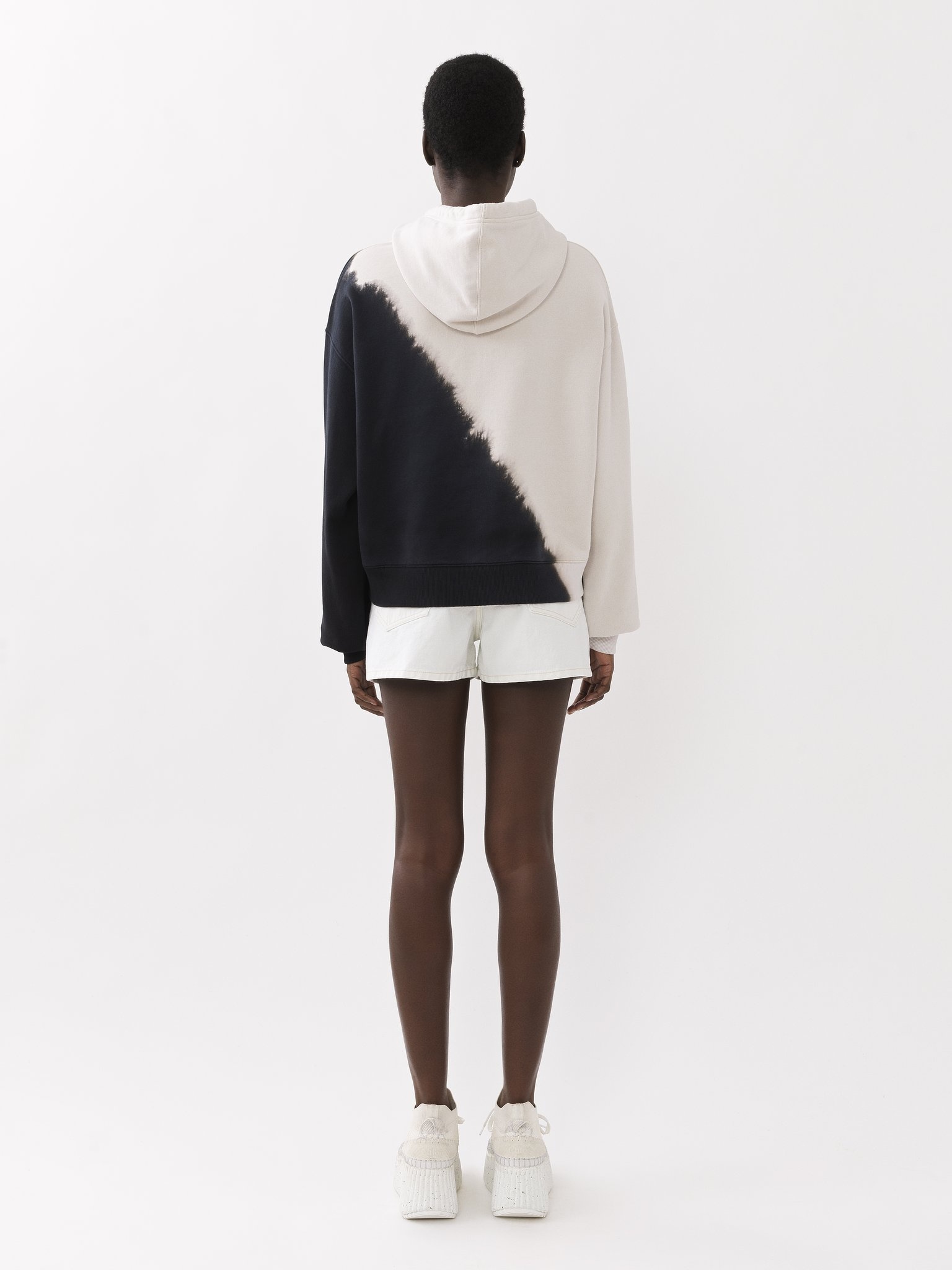 PRINTED HOODED SWEATER - 5