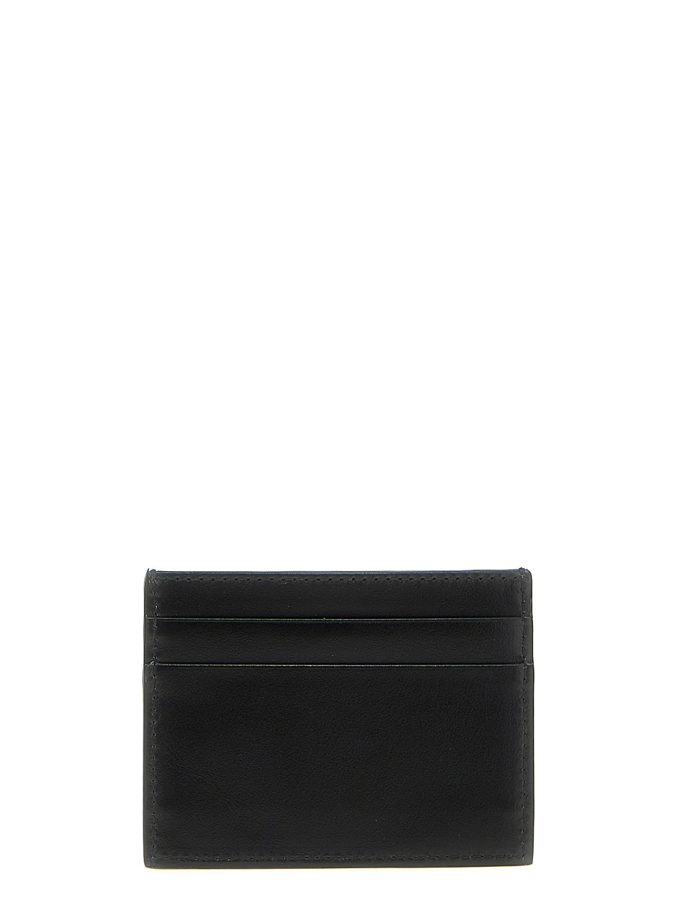 Logo Print Card Holder Wallets, Card Holders Black - 2