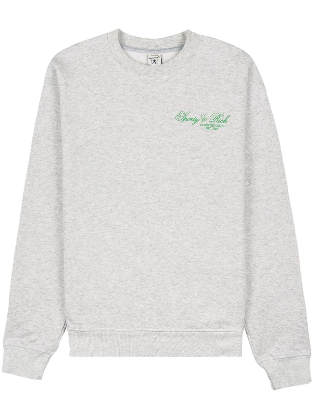 ★Sporty & Rich★ Villa Sweatshirt Black CR844BK CR844BKSS23 Sporty & Rich Villa Unisex Sweatshirt Black CR844BK