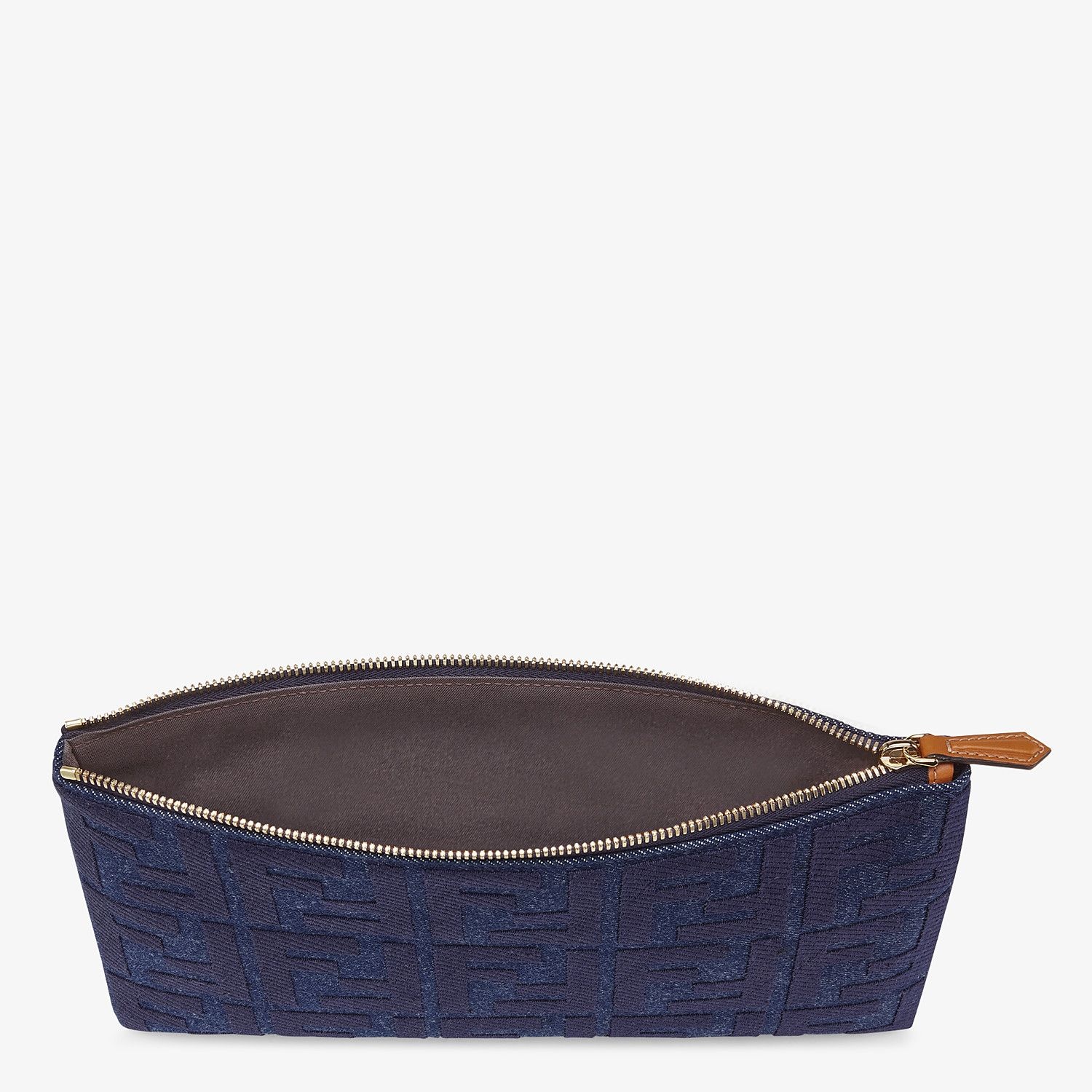 Blue denim pouch - 3