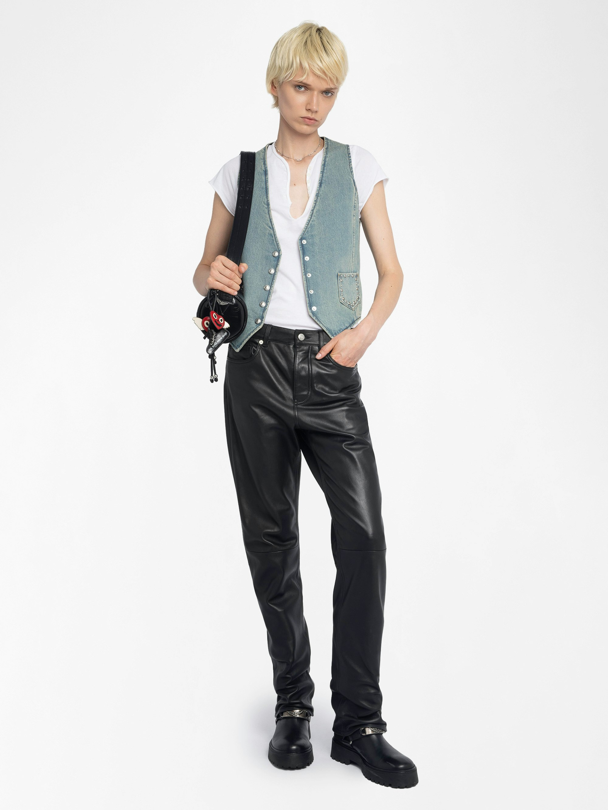 Gillier Denim Vest - 3