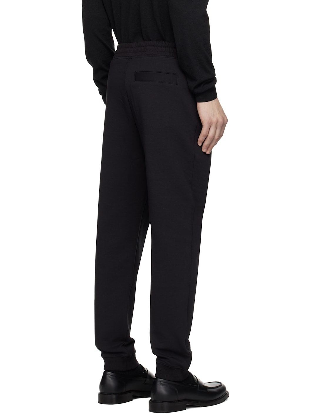 Black Stacked Logo Tracksuit Sweatpants - 3