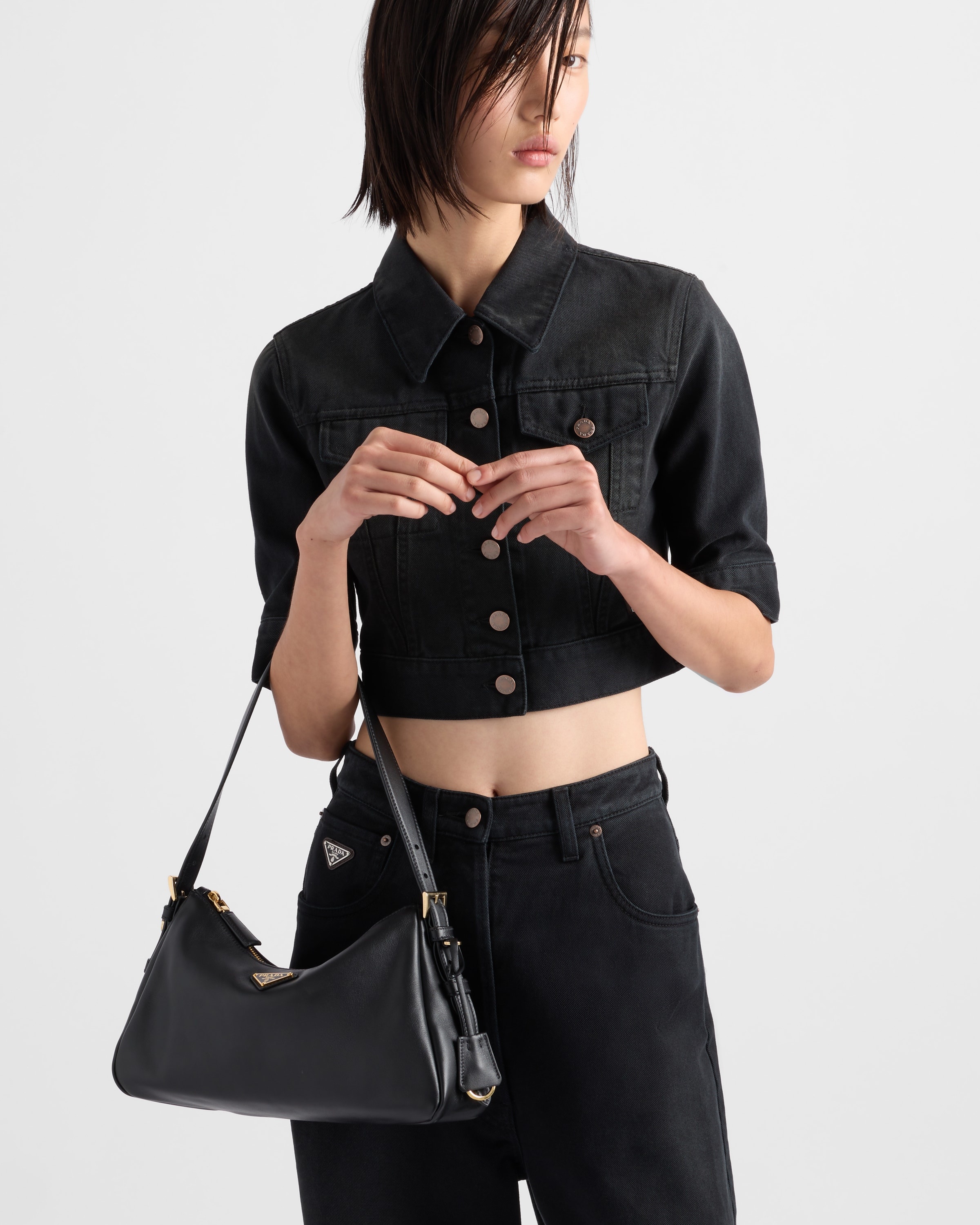 Prada Aimée medium leather shoulder bag - 2
