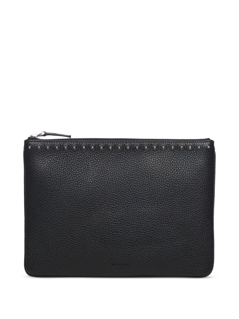 studded zip clutch bag - 1