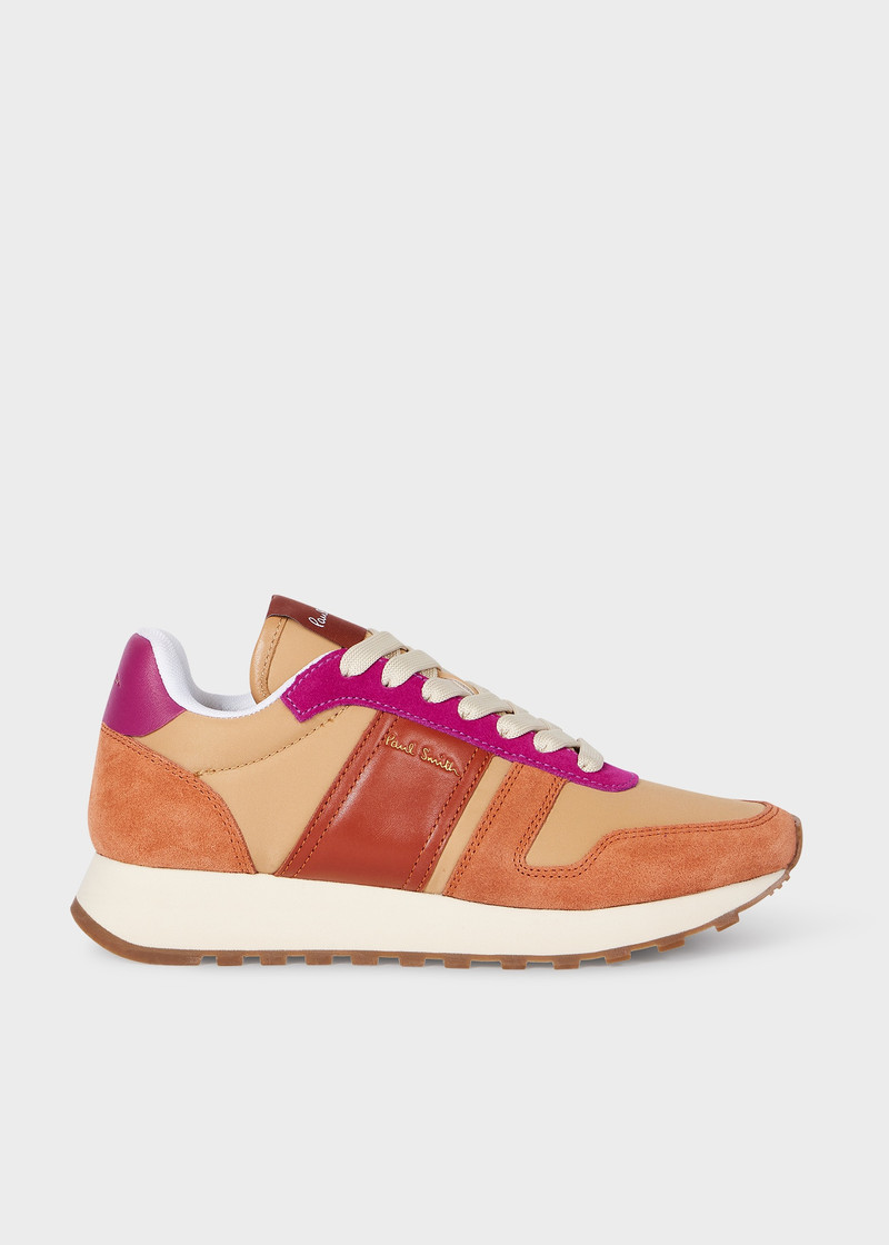 Women's Tan 'Eighties' Trainers 1