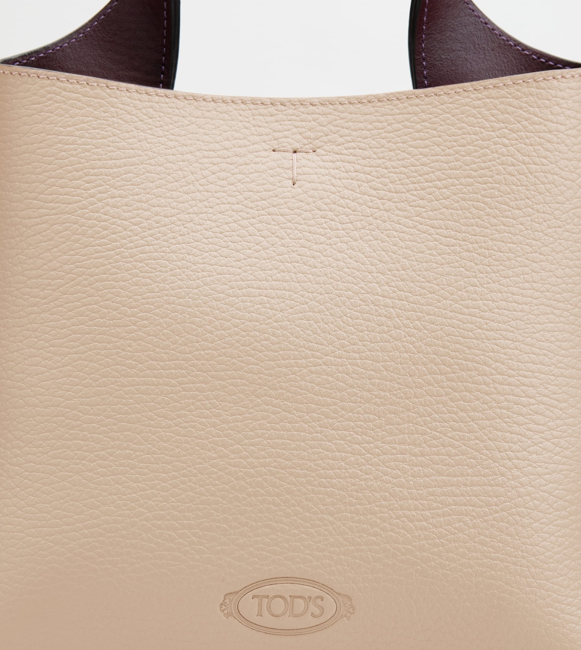 TOD'S BAG IN LEATHER MINI - OFF WHITE - 4