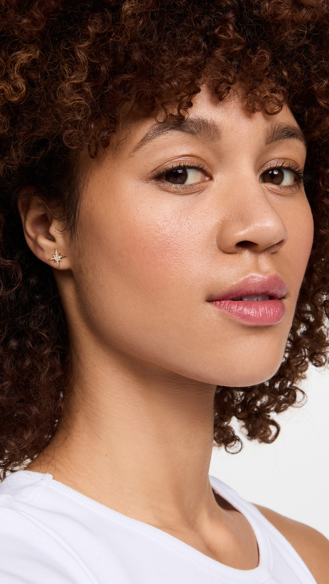14k Small Starburst Stud - 2