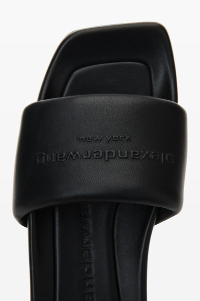 Alexander Wang platform  sheep leather float slide outlook