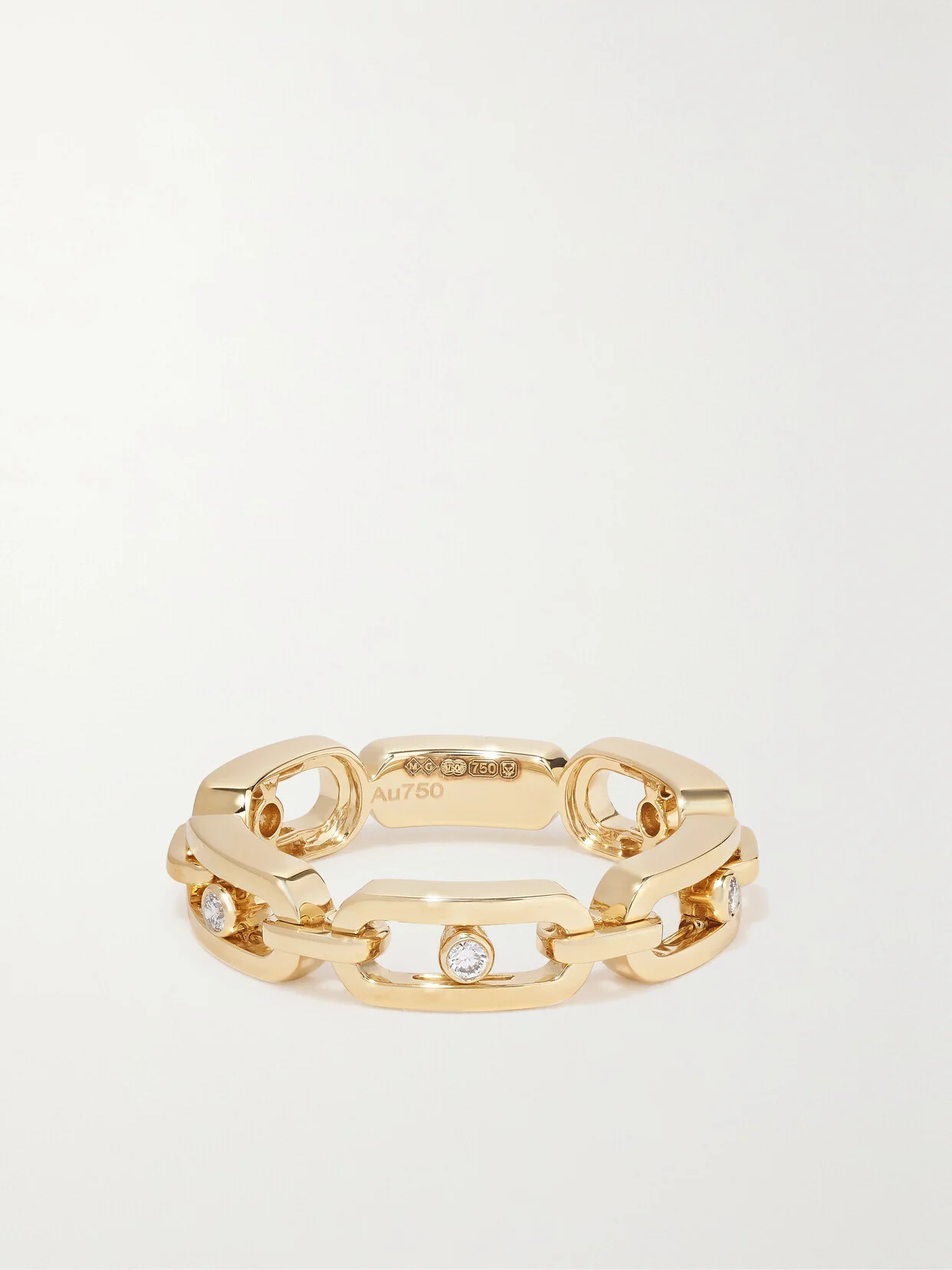 Move Uno 18-karat Gold Diamond Ring - 1