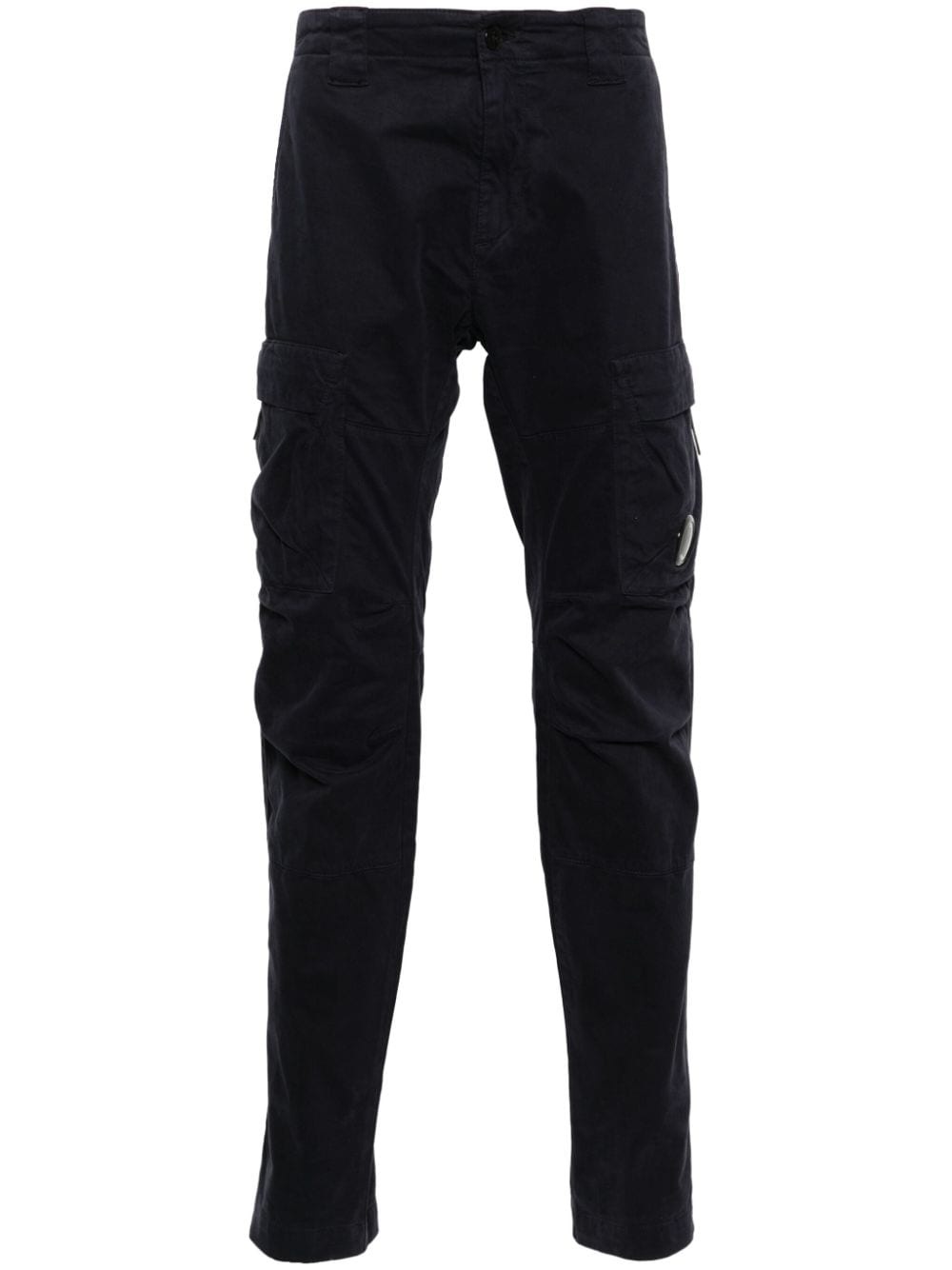 Lens-embellished cargo pants - 1