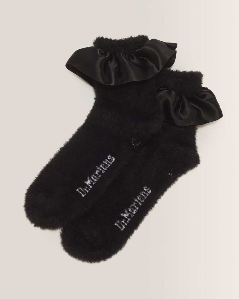 Satin Frill Fluffy Socks 1
