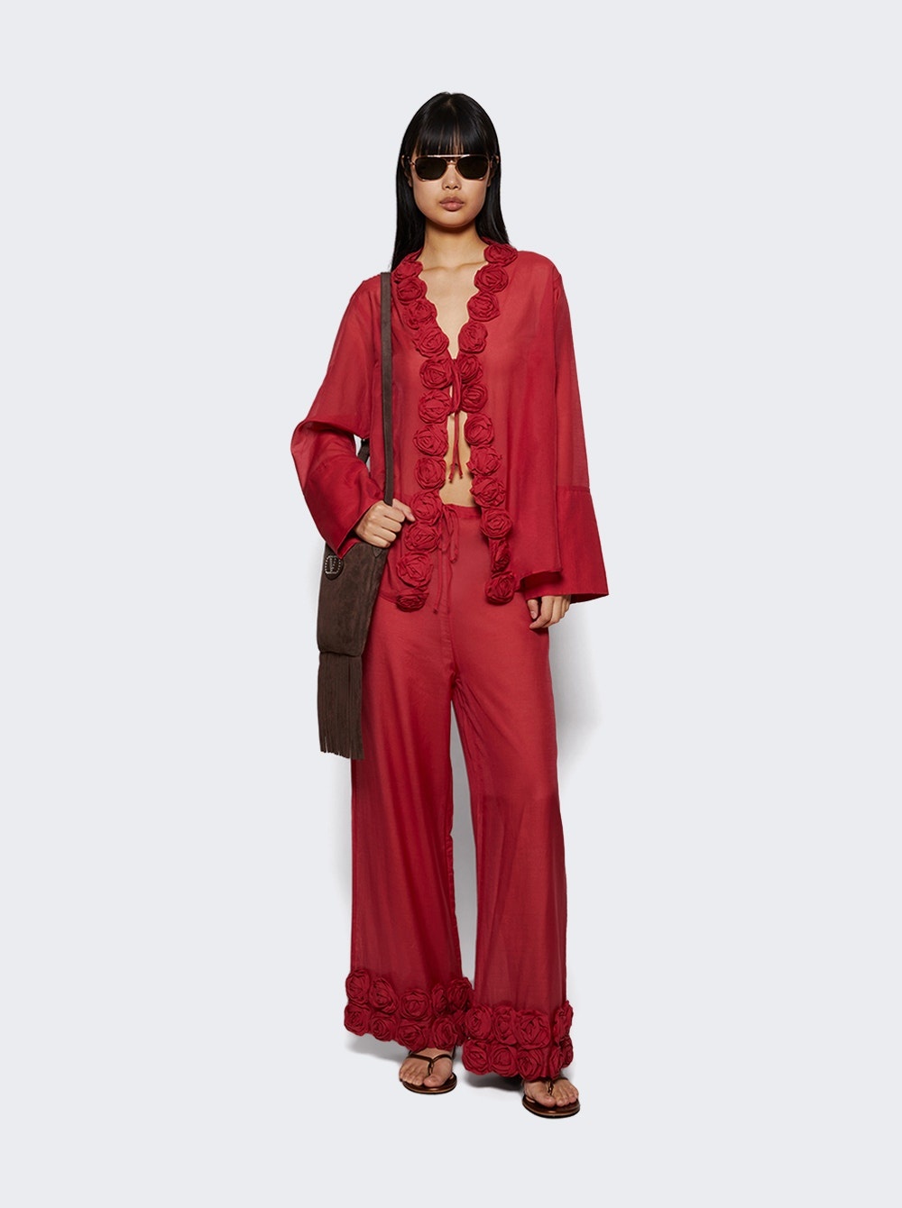Rose Pants Terre Rouge - 5