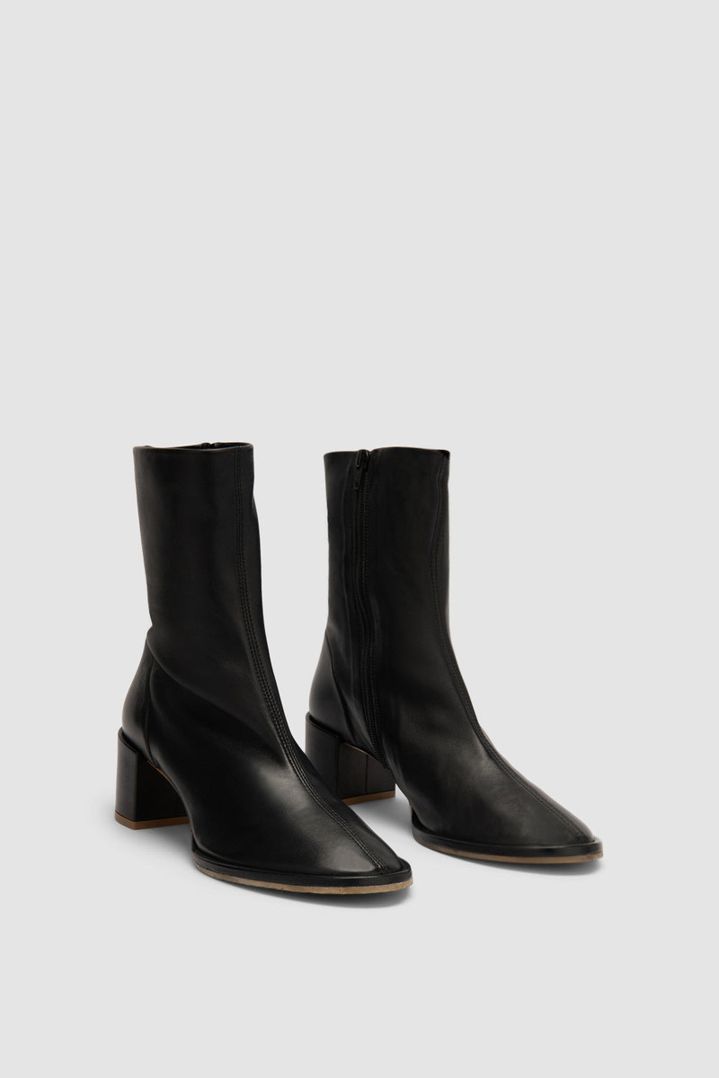 BY FAR Josiah Black Lamb Nappa Leather Ankle Boot outlook