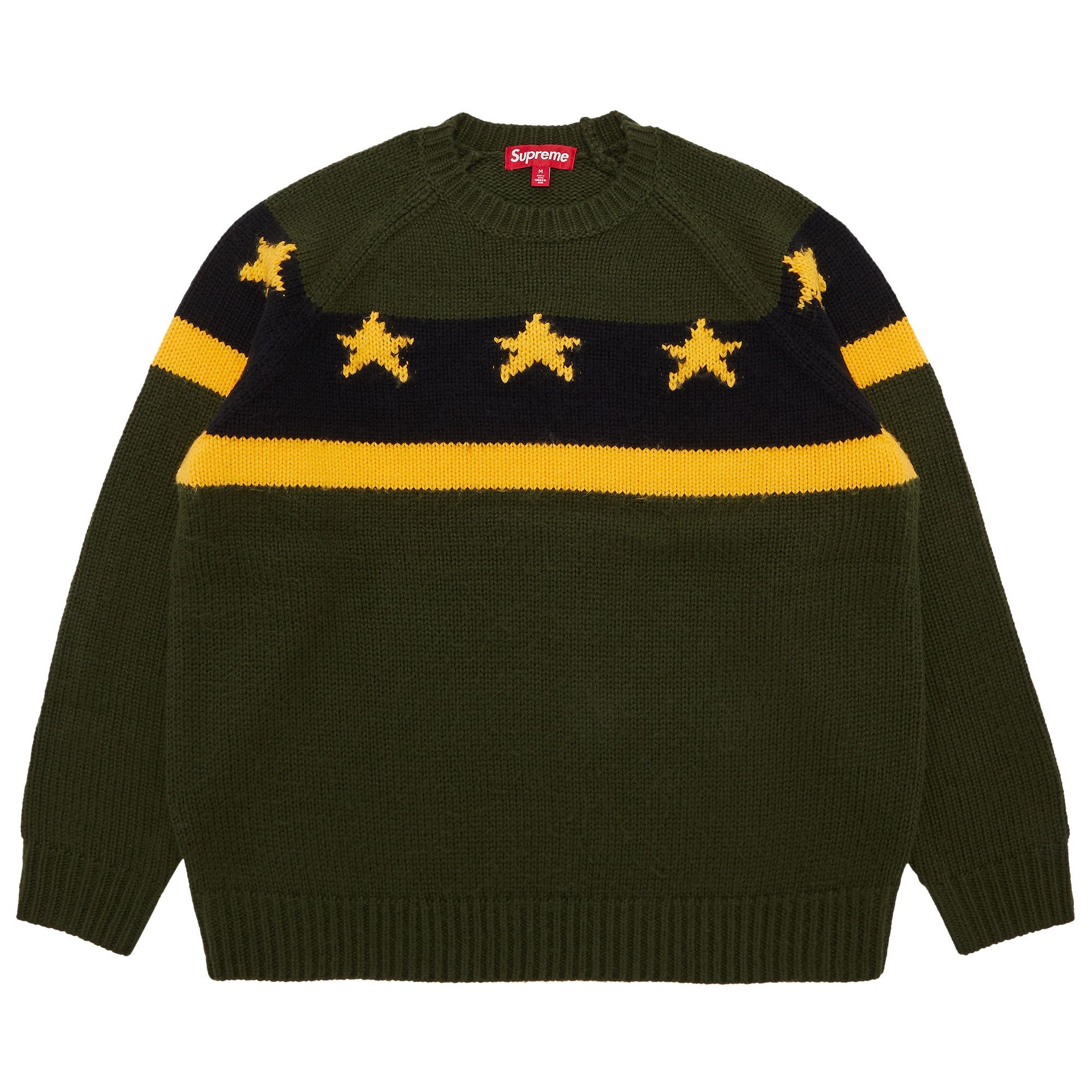 Supreme Stars Sweater 'Green' - 1