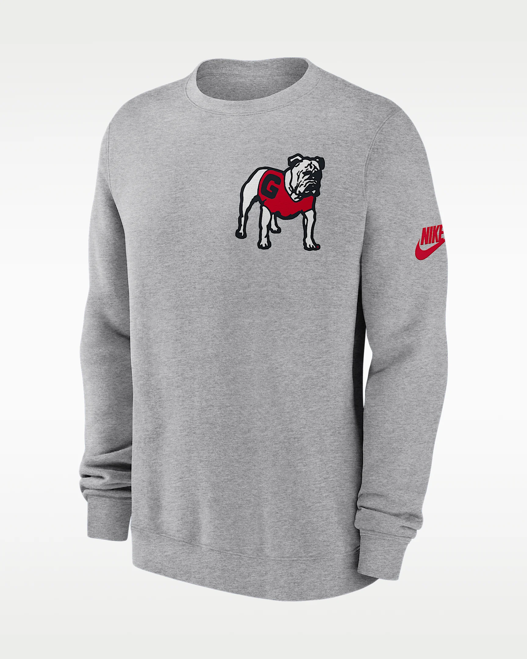 Georgia Legacy Men's Nike College Pullover Crew - 1