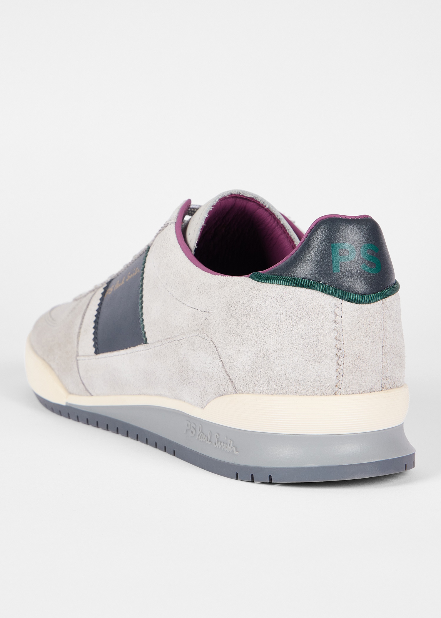Light Grey Suede 'Rye' Trainers - 3