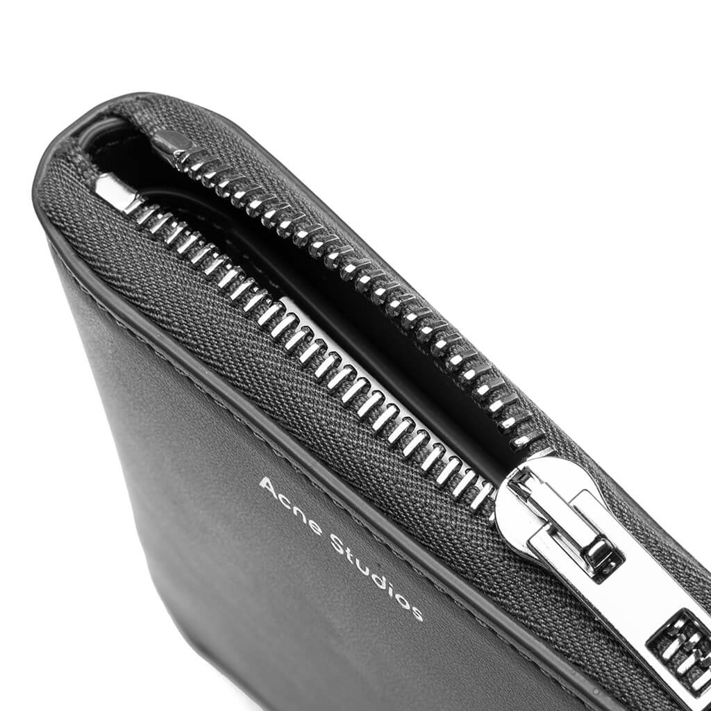 ZIPPED WALLET - DARK GREY - 5