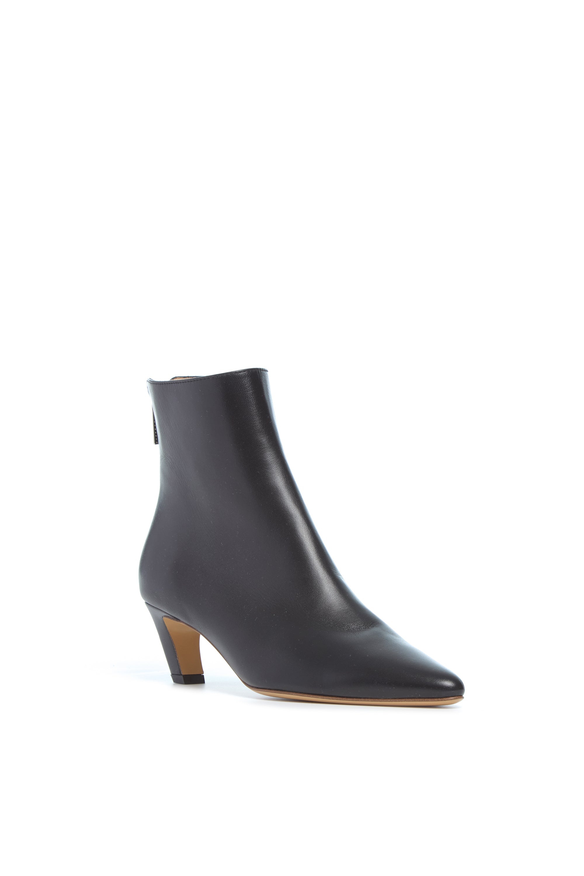 Clayton Ankle Boot in Black Nappa Leather - 2