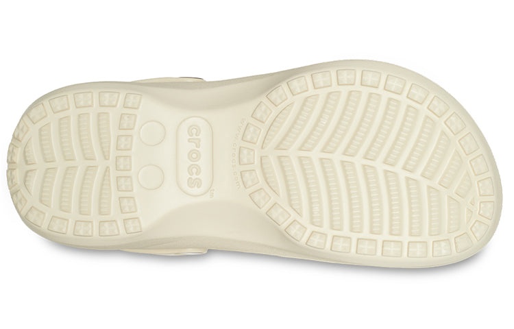 (WMNS) Crocs Classic Platform Lined Clog 'Bone' 207938-2Y2 - 6