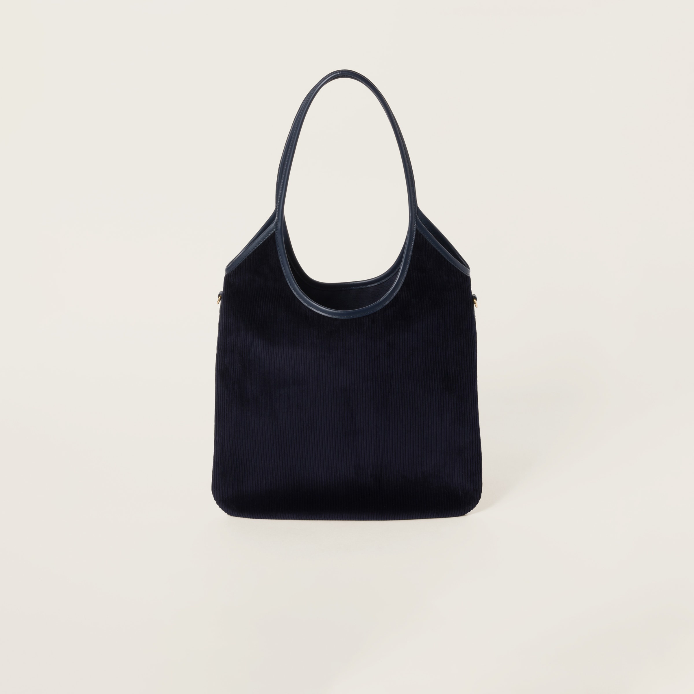 Miu Miu IVY corduroy shopping bag | miumiu | REVERSIBLE