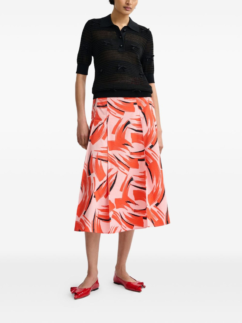 ESSENTIEL ANTWERP bow polo top outlook