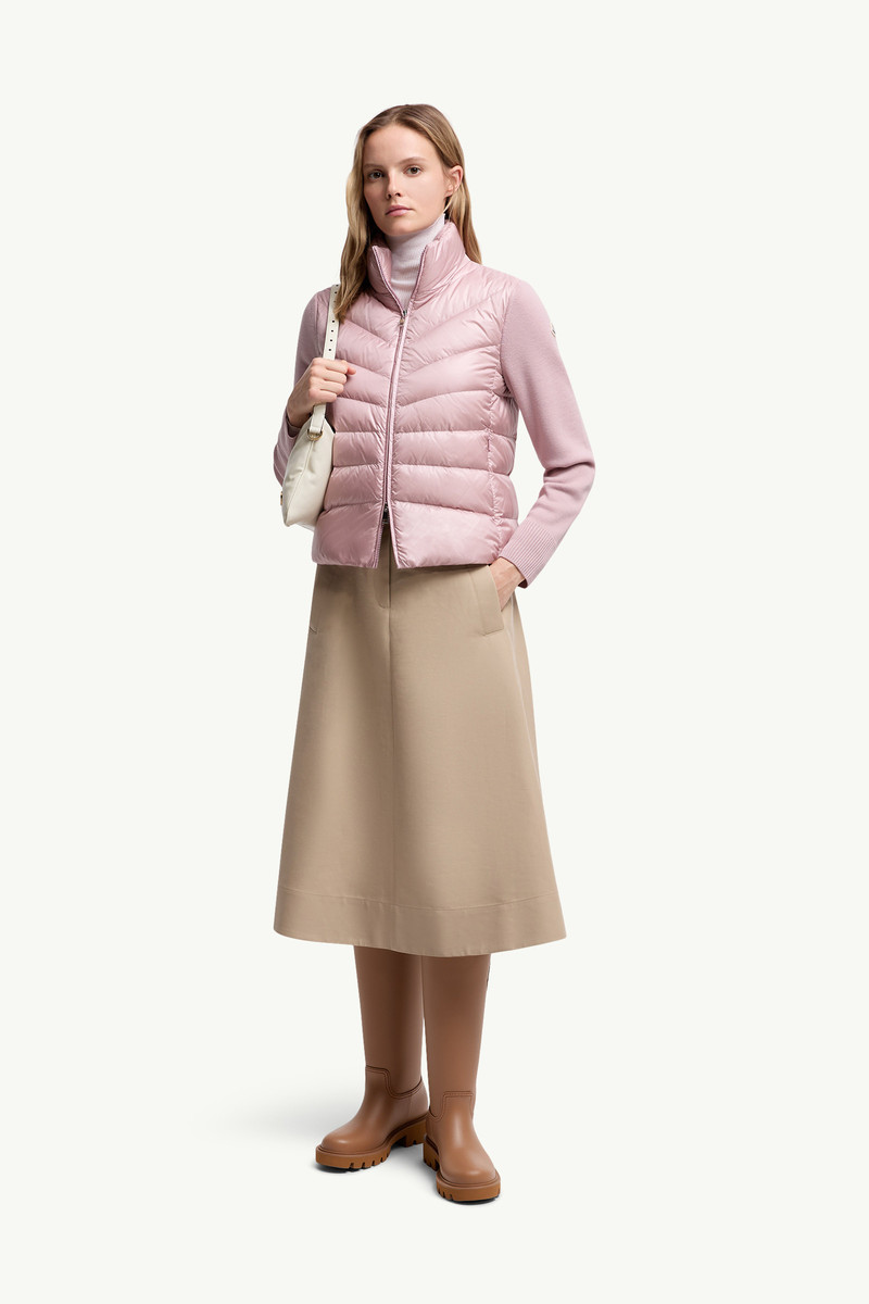 Moncler Padded Wool Cardigan outlook