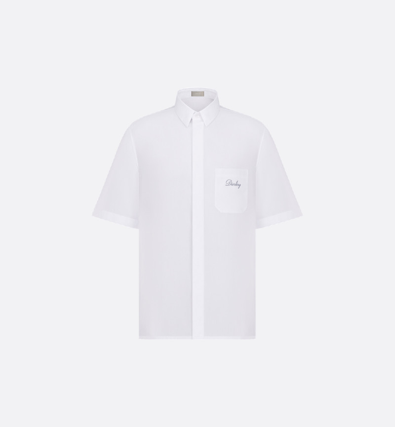 Short-Sleeved Shirt with Diorling Embroidery 1