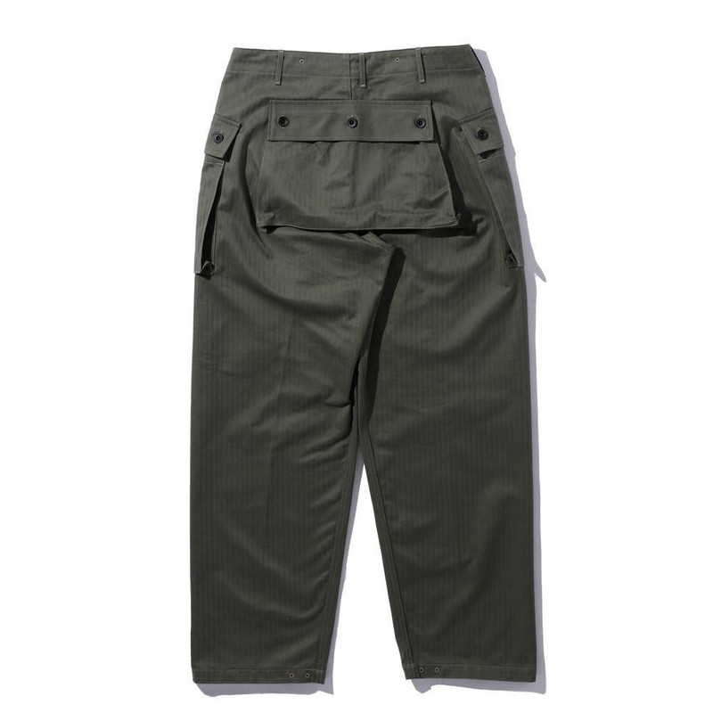 The Real McCoys The Real McCoy's P-44 Utility Trousers Sage Green outlook