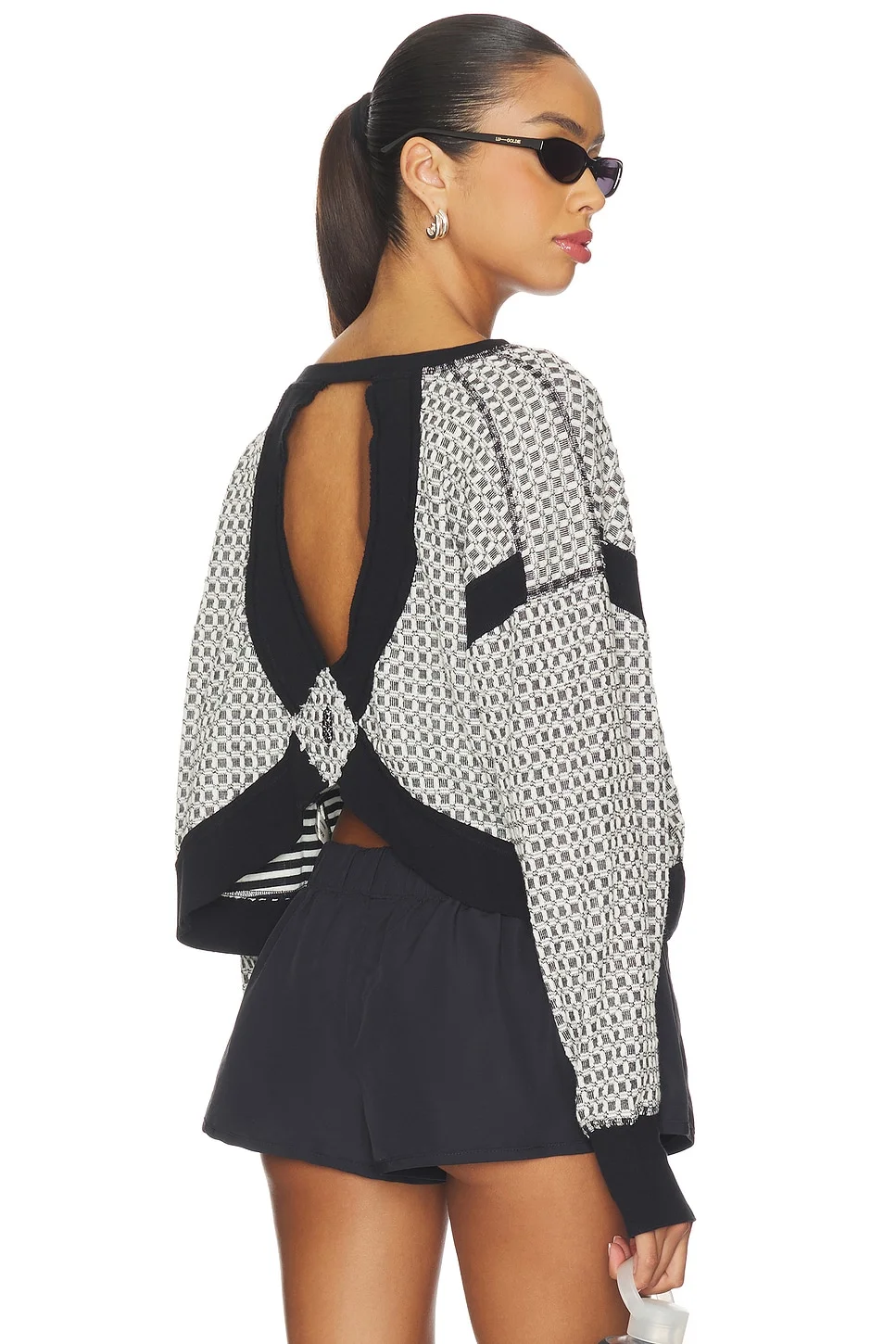 x FP Movement My Time Layer Textured Reversible Sweatshirt - 1