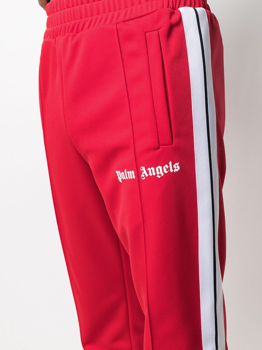 stripe-detail logo track pants - 5