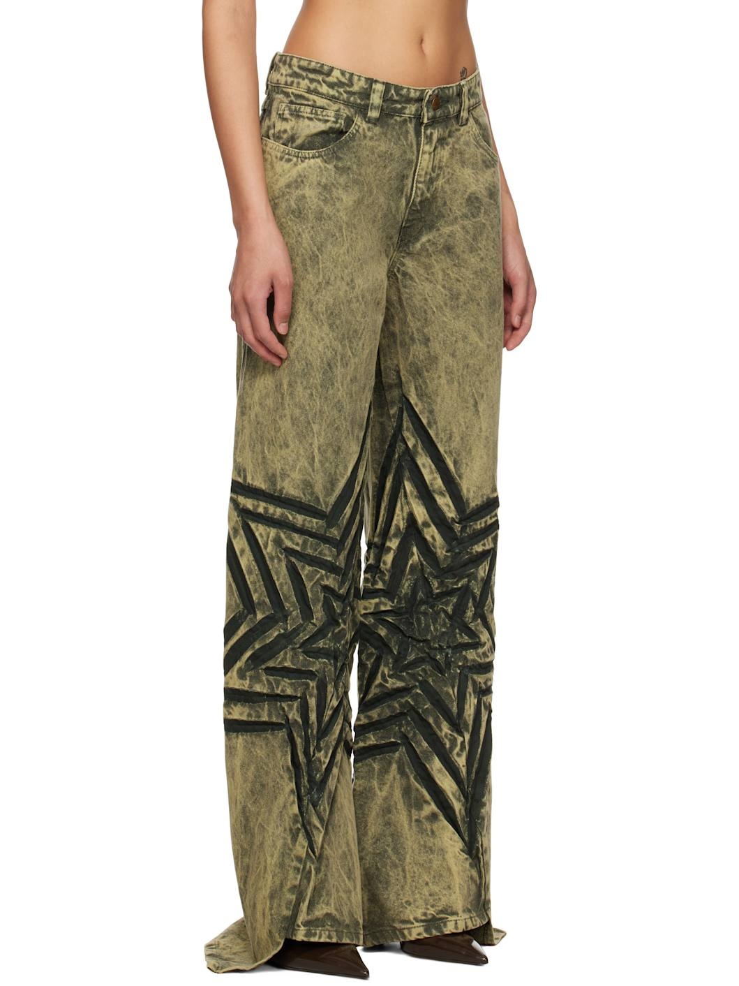 Khaki Star Boyfriend Jeans - 2